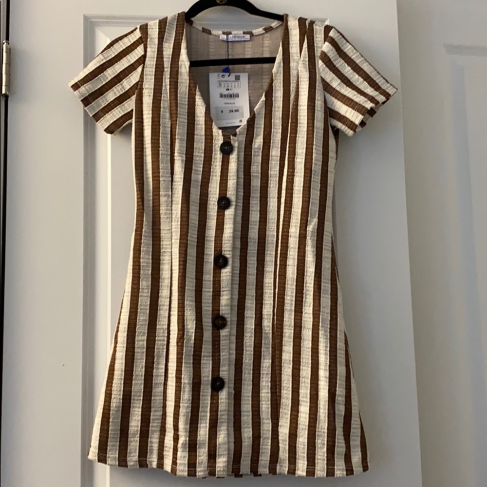 NWT Striped Zara Dress